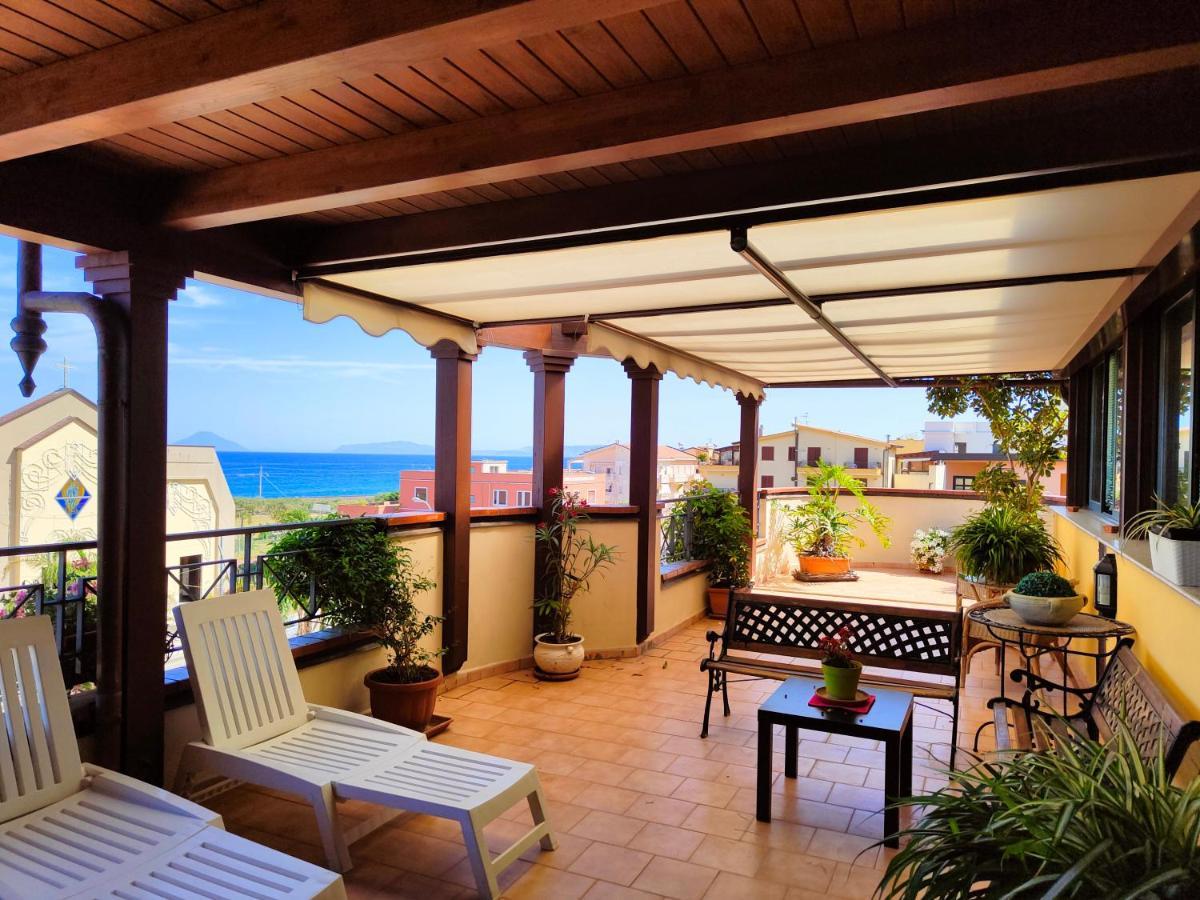 פיראינו "Appartamento Del Mare Gliaca" Con Vista Isole Eolie,Ampia Terrazza,Wifi E Parcheggio Privato Gratuito מראה חיצוני תמונה