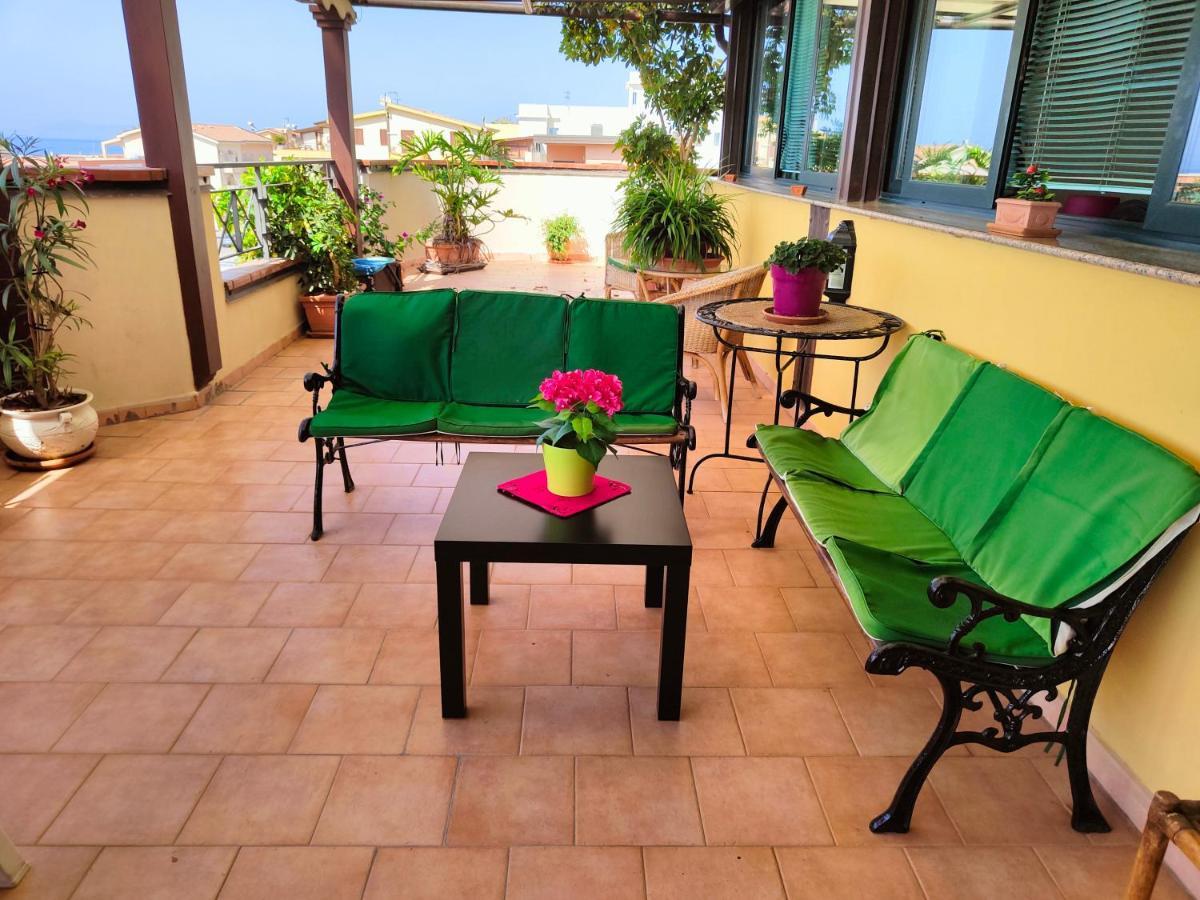 פיראינו "Appartamento Del Mare Gliaca" Con Vista Isole Eolie,Ampia Terrazza,Wifi E Parcheggio Privato Gratuito מראה חיצוני תמונה